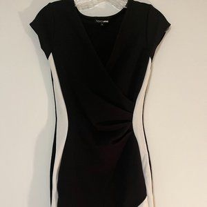 Fashion Nova Black/White Small Dress